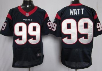 Nike Houston Texans 99 Watt Blue Elite Nike NFL Jerseys Cheap