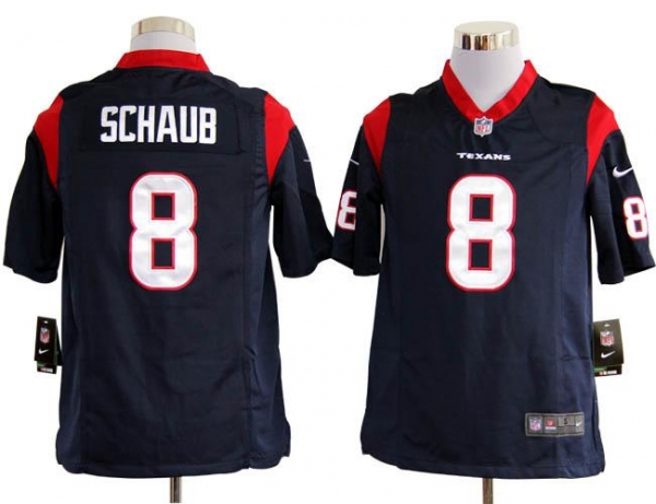 Nike Houston Texans 8 Matt Schaub Blue Nike NFL Jerseys Cheap