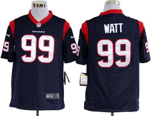 Nike Houston Texans 99 Watt Blue Nike NFL Jerseys Cheap