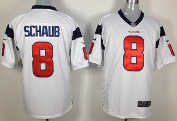 Nike Houston Texans 8 Matt Schaub White Nike NFL Jerseys Cheap