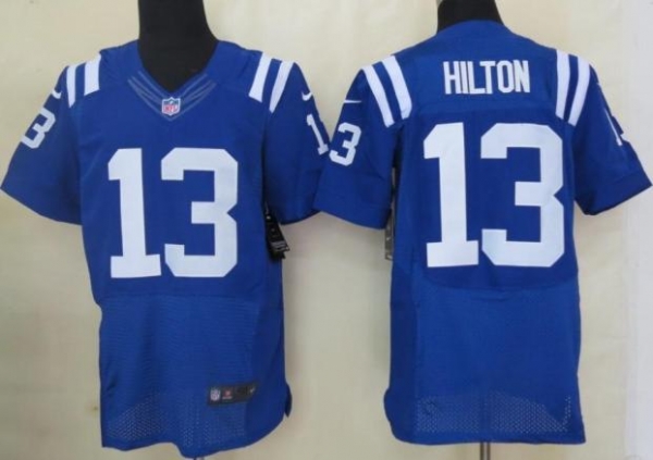 Nike Indianapolis Colts 13 T.Y. Hilton Blue Elite NFL Jerseys Cheap