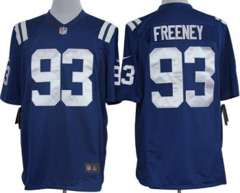 Nike Indianapolis Colts 93# Dwight Freeney Blue Game LIMITED NFL Jerseys Cheap