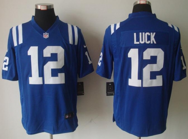 Nike Indianapolis Colts #12 Andrew Luck Blue Game Nike NFL Jerseys Cheap