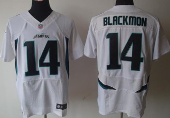 Nike Jacksonville Jaguars 14# Justin Blackmon White Elite Nike NFL Jerseys Cheap