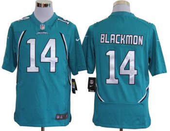 Nike Jacksonville Jaguars 14# Justin Blackmon Green Game Nike NFL Jerseys Cheap