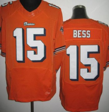 Nike Miami Dolphins 15 Davone Bess Orange Elite NFL Jerseys Cheap