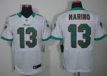 Nike Miami Dolphins 13 Dan Marino White Elite NFL Jerseys Cheap