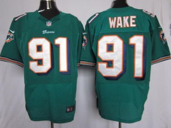 Nike Miami Dolphins 91 Cameron Wake Green Elite Nike NFL Jerseys Cheap