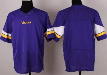 Nike Minnesota Vikings Blank Purple Elite NFL Jerseys Cheap