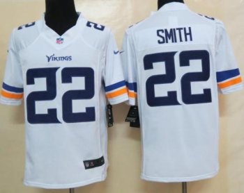 Nike Minnesota Vikings 22 Harrison Smith White Limited NFL Jersey Cheap