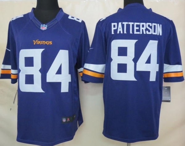 Nike Minnesota Vikings 84 Cordarrelle Patterson Purple Limited NFL Jerseys 2013 New Style Cheap