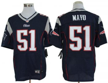 Nike New England Patriots 51 Mayo Blue Elite Nike NFL Jerseys Cheap