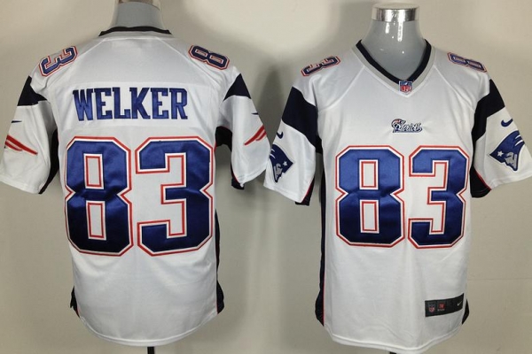 Nike New England Patriots 83 Wes Welker White Nike NFL Jersey Cheap