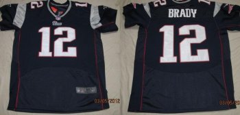 Nike New England Patriots 12 Tom Brady Blue Nike NFL Jersey Cheap