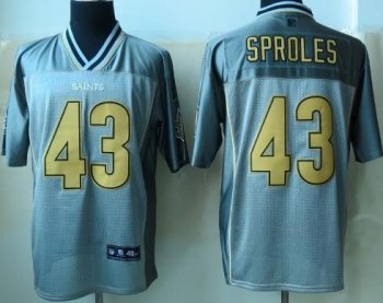 Nike New Orleans Saints 43 Darren Sproles Grey Vapor Elite Jersey Cheap