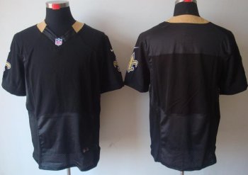 Nike New Orleans Saints Blank Black Elite NFL Jerseys Cheap