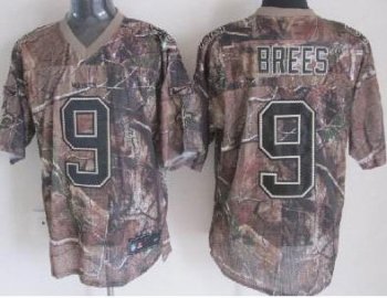 Nike New Orleans Saints 9 Drew Brees Camo Realtree Nike NFL Jersey Cheap