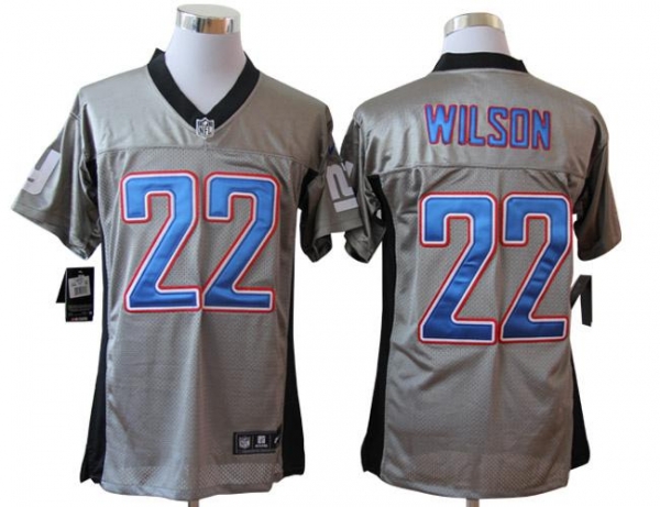 Nike New York Giants 22 David Wilson Grey Shadow NFL Jerseys Cheap