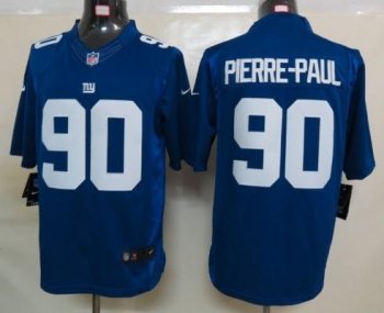 Nike New York Giants #90 Jason Pierre-Paul Blue Game LIMITED NFL Jerseys Cheap