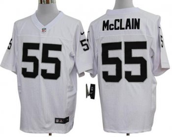 Nike Oakland Raiders #55 Rolando McClain White Elite Nike NFL Jerseys Cheap