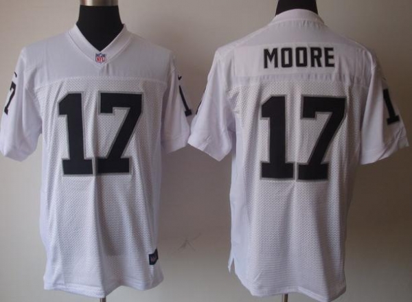 Nike Oakland Raiders #17 Denarius Moore White Elite Nike NFL Jerseys Cheap