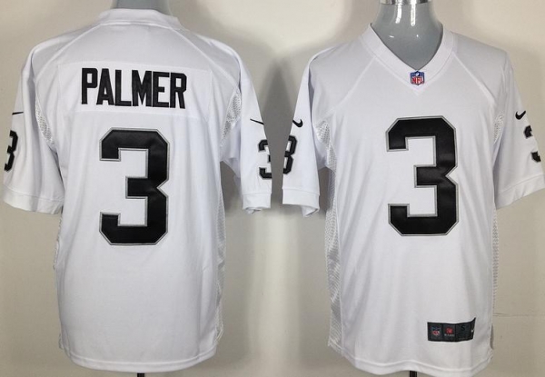 Nike Oakland Raiders #3 Carson Palmer White Nike NFL Jerseys Cheap