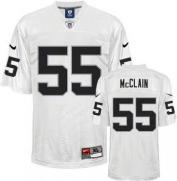 Nike Oakland Raiders #55 Rolando McClain White Nike NFL Jerseys Cheap