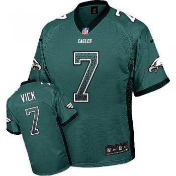 Nike Philadelphia Eagles 7 Michael Vick Midnight Green Drift Fashion Elite NFL Jerseys Cheap