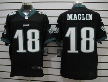 Nike Philadelphia Eagles #18 Jeremy Maclin Black Elite Nike NFL Jerseys Cheap