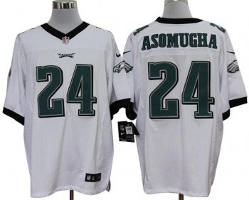 Nike Philadelphia Eagles #24 Nnamdi Asomugha White Elite Nike NFL Jerseys Cheap