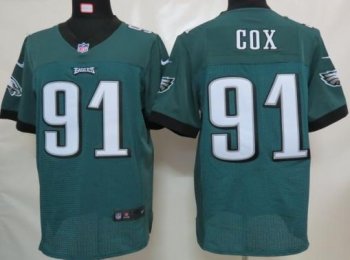 Nike Philadelphia Eagles 91# Fletcher Cox Green Elite Nike NFL Jerseys Cheap