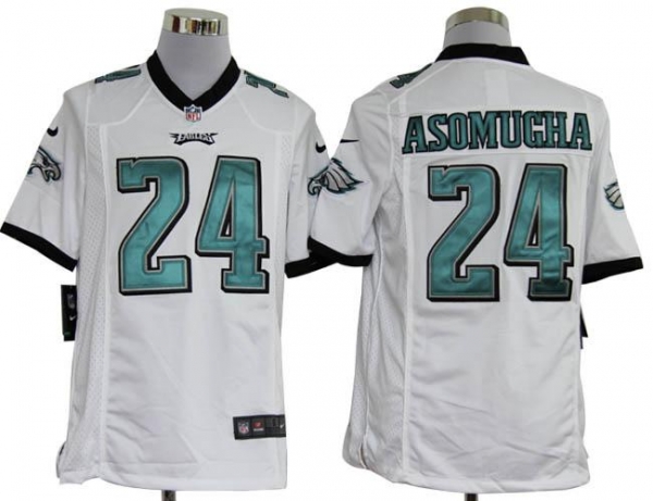 Nike Philadelphia Eagles #24 Nnamdi Asomugha White Game Nike NFL Jerseys Cheap