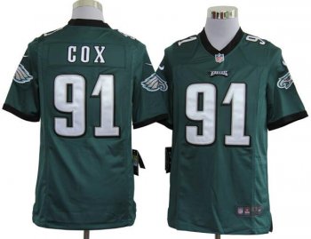 Nike Philadelphia Eagles 91# Fletcher Cox Green Game Nike NFL Jerseys Cheap