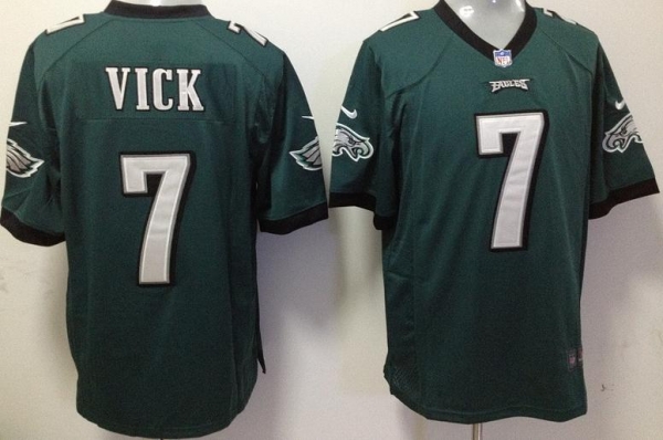 Nike Philadelphia Eagles #7 Michael Vick Green Game Nike NFL Jerseys Cheap