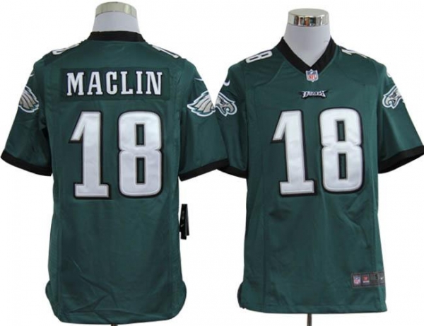 Nike Philadelphia Eagles #18 Jeremy Maclin Green Game Nike NFL Jerseys Cheap