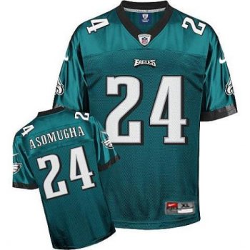 Nike Philadelphia Eagles #24 Nnamdi Asomugha Green Nike NFL Jerseys Cheap