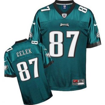 Nike Philadelphia Eagles #87 Brent Celek Green Nike NFL Jerseys Cheap