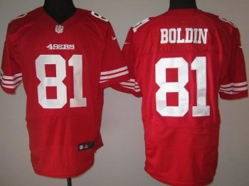 Nike San Francisco 49ers 81 Anquan Boldin Red Elite NFL Jerseys Cheap