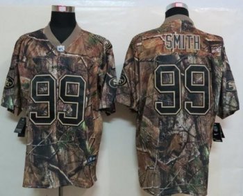 Nike San Francisco 49ers #99 Aldon Smith Camo Realtree NFL Jersey Cheap