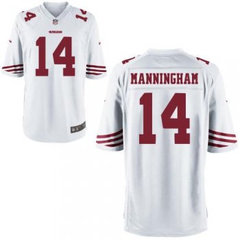 Nike San Francisco 49ers 14 Mario Manningham White Nike NFL Jersey Cheap