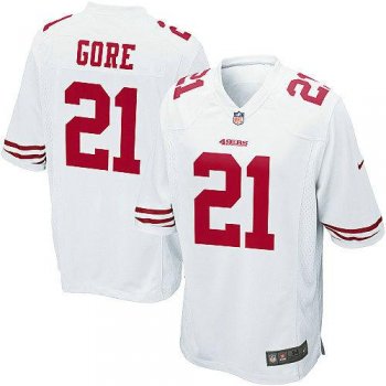 Nike San Francisco 49ers 21 Frank Gore White Nike NFL Jerseys Cheap