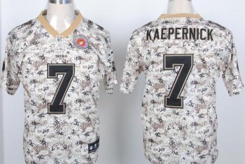 Nike San Francisco 49ers 7 Colin Kaepernick Camo US.Mccuu NFL Jerseys Cheap