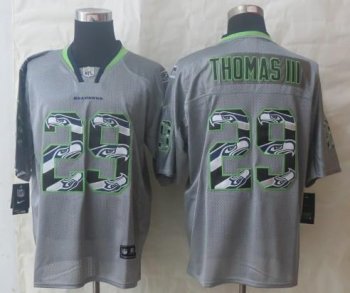 Nike Seattle Seahawks 29 Earl Thomas III Lights Out Grey Elite NFL Jersey 2014 New Cheap