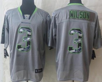 Nike Seattle Seahawks 3 Russell Wilson Lights Out Black Elite NFL Jersey Cheap