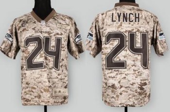 Nike Seattle Seahawks 24 Marshawn Lynch Camo US.Mccuu NFL Jerseys Cheap