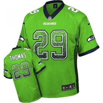 Nike Seattle Seahawks 29 Earl Thomas Green Drift Fashion Elite NFL Jerseys Cheap