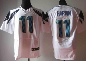 Nike Seattle Seahawks 11 Percy Harvin White Elite NFL Jerseys Cheap