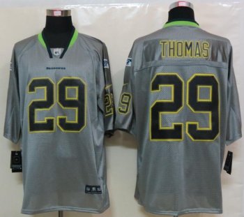 Nike Seattle Seahawks 29# Earl Thomas Grey Lights Out Elite NFL Jerseys Cheap