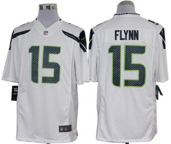 Nike Seattle Seahawks 15# Matt Flynn White Game LIMITED NFL Jerseys Cheap