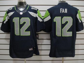 Nike Seattle Seahawks 12# Fan Blue Elite Nike NFL Jerseys Cheap